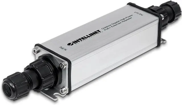 Main image of Outdoor Gigabit PoE+ Extender Repeater  POE IP65 Rating  25W Power Budget via Cat5e Cat6 RJ45 Ethernet Network Cables, Daisy-Chain  3 Yr Mfg Warranty  561211
