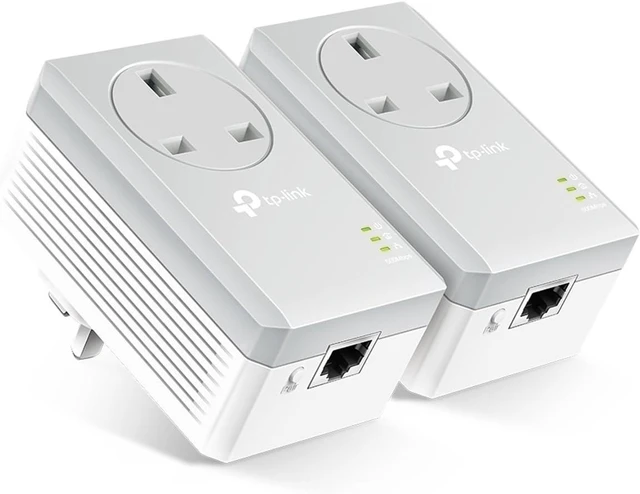 Alt view image 2 of 4 - TP-LINK TL-PA4010P 2-Pack Powerline Network Adapter Kit