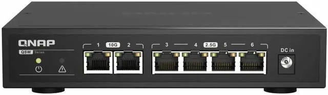 Alt view image 3 of 3 - A Plug & Play Switch Featuring 10GbE and 2.5GbE connectivity, Suited for SOHO and Professionals (QSW-2104-2T)