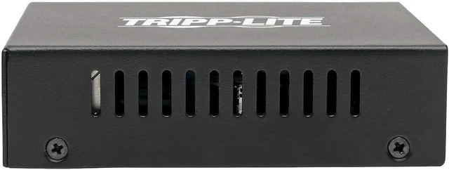 Alt view image 4 of 6 - TRIPP LITE Industrial Heavy-Duty Network Copper Ethernet to Fiber Optic SFP Transceiver Media Converter Extender, Gigabit, Power Over Ethernet+, DC Power, 2-Year Warranty (N785-P01-SFP)