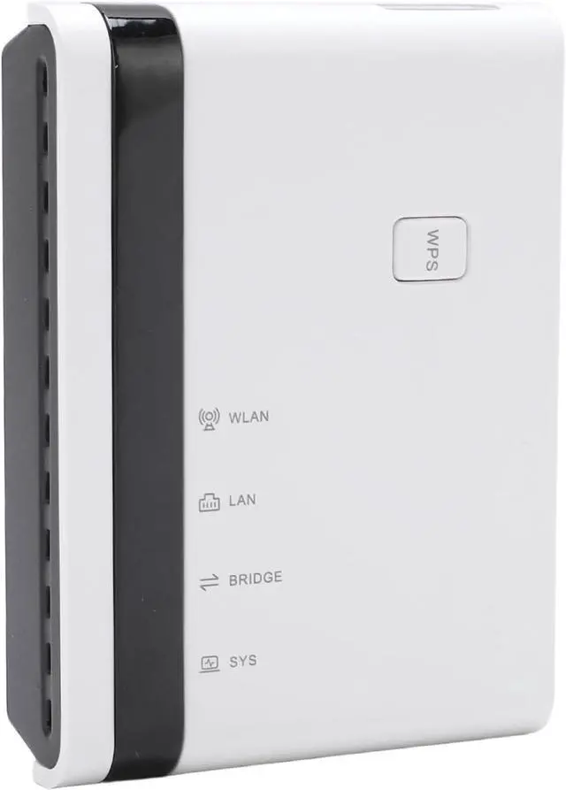 Alt view image 2 of 7 - USB Print Server - Allows to Share up to 4 Printers wirelessly or via Ethernet, 10/100Mbps LAN Bridge Sharing Wired Wireless Standalone Modes Print Server, Plug and Play (US Plug)