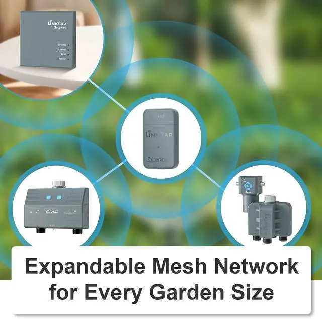 Alt view image 3 of 7 - LinkTap Zigbee Extender, Requires LinkTap Gateway, Expands Coverage for Large Gardens, Yards & Complex Terrains, Weatherproof for Indoor & Outdoor Use, Not Compatible with Third-Party Systems