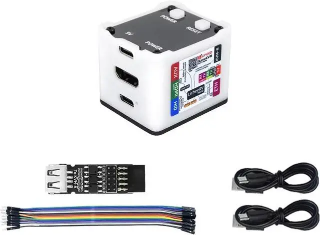 Main image of Sipeed NanoKVM IP KVM Over IP with Case, 1080P 60fps HDMI to USB Remote Control, RISC-V Based Mini KVM for Remote Server Management, BIOS Access, Support PoE & OLED Display (Full Kit)