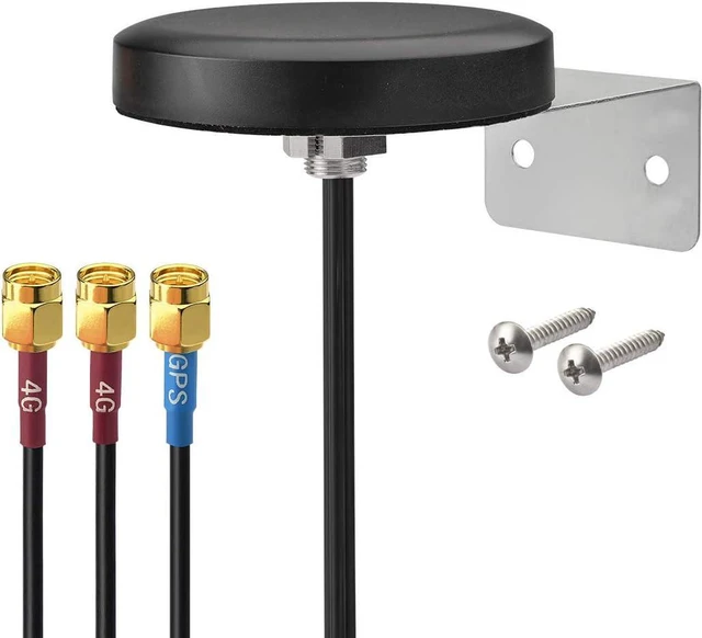 Alt view image 2 of 7 - 4G LTE MIMO Cellular GPS Fixed Bracket Wall Mount Antenna