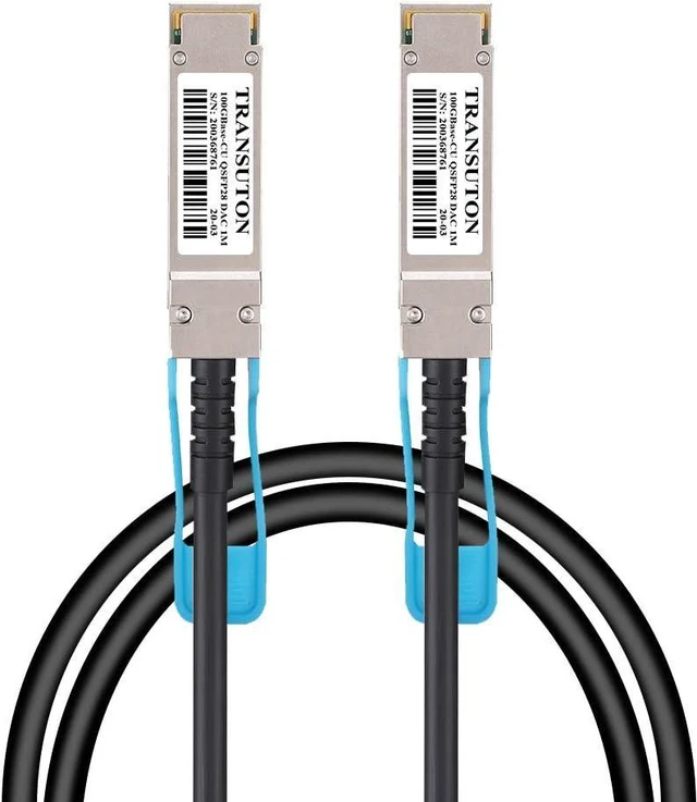 Main image of 100G QSFP28 DAC Cable - for Cisco QSFP-100G-CU2M Compatible 100GBASE-CR4 QSFP28 to QSFP28 Passive Twinax DAC Cable 2-Meter(6.6ft)