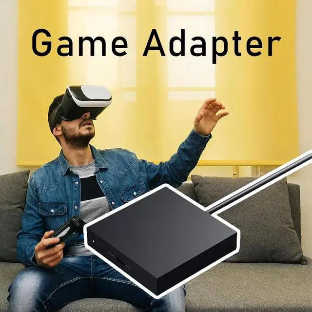 Alt view image 2 of 7 - PS VR2 PC Adapter, PC Game Adapter Compatible with PS VR2, Computer Gaming Adapter, PS VR2 Accessories Kit (US Plug)