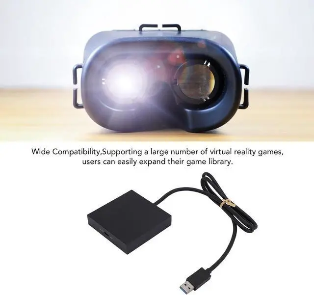 Alt view image 6 of 7 - PS VR2 PC Adapter, PC Game Adapter Compatible with PS VR2, Computer Gaming Adapter, PS VR2 Accessories Kit (US Plug)