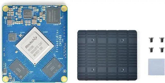 Main image of WayPonEV CM3588 NAS Network Storage CPU Module, 4/8/16/32GB RAM, up to 256GB eMMC, 8-core Rockchip RK3588 Chip 6.0TOPS NPU for Cloud Server, Laptop Alternatives and AI Deep Learning (8+64GB Module)