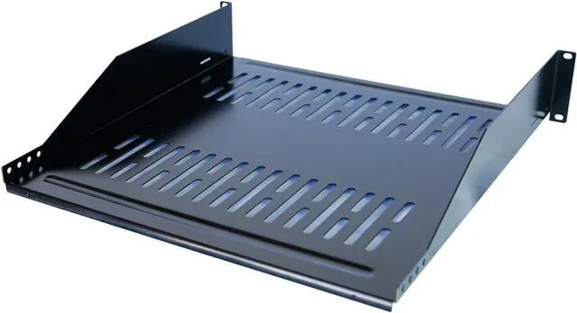 Main image of 19inch 2U Relay Rack Mount Cantilever Network Shelf 14inch Deep 40LBs Capacity
