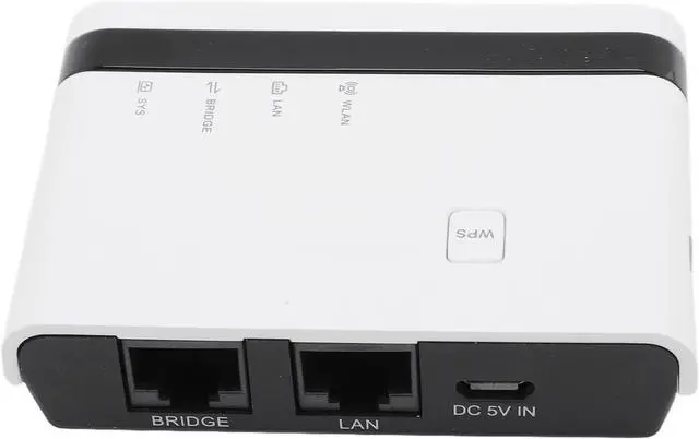 Alt view image 5 of 7 - USB Print Server - Allows to Share up to 4 Printers wirelessly or via Ethernet, 10/100Mbps LAN Bridge Sharing Wired Wireless Standalone Modes Print Server, Plug and Play (US Plug)