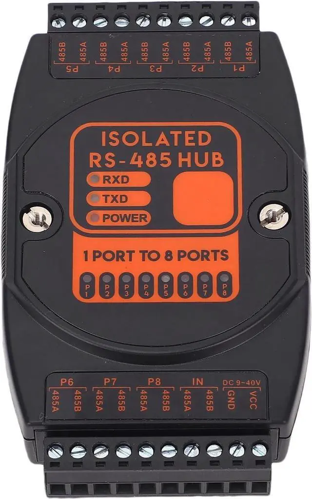 Main image of 485 Hub, 8ch 485 Isolated Photoelectric Repeater, Industrial Grade Multi Node, 8 Channel Repeater