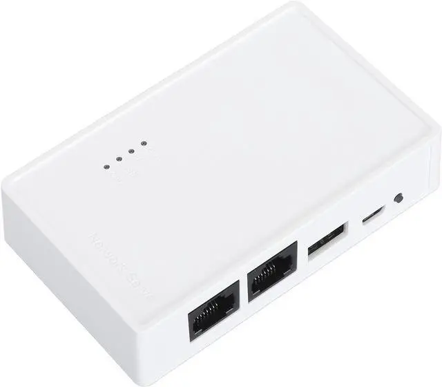 Alt view image 7 of 7 - Yoidesu USB Wireless Print Server, Convert USB to WiFi Printer with 480Mbps USB2.0 Port and 100Mbps LAN Bridge, for Wins OS X and Multiple Printers