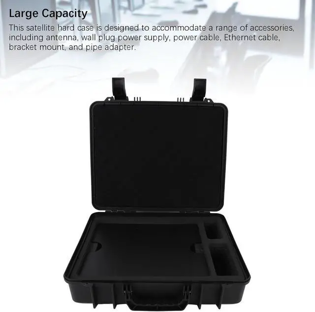 Alt view image 3 of 7 - Hard Box Compact Compact Satellite Piupent Foam for Flat Adapter