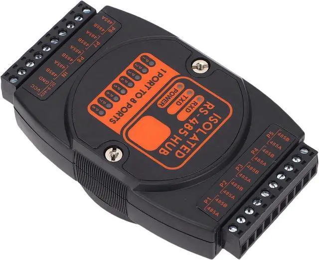 Alt view image 4 of 7 - 485 Hub, 8ch 485 Isolated Photoelectric Repeater, Industrial Grade Multi Node, 8 Channel Repeater