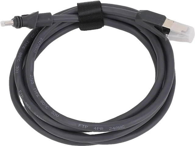 Main image of Satellite Extension Cable 82FT Weatherproof Flat High Performance Antennae Replacement 26AWG RJ45 1200Mbps High Speed Data Transfer for Mobile Internet Outdoor Use