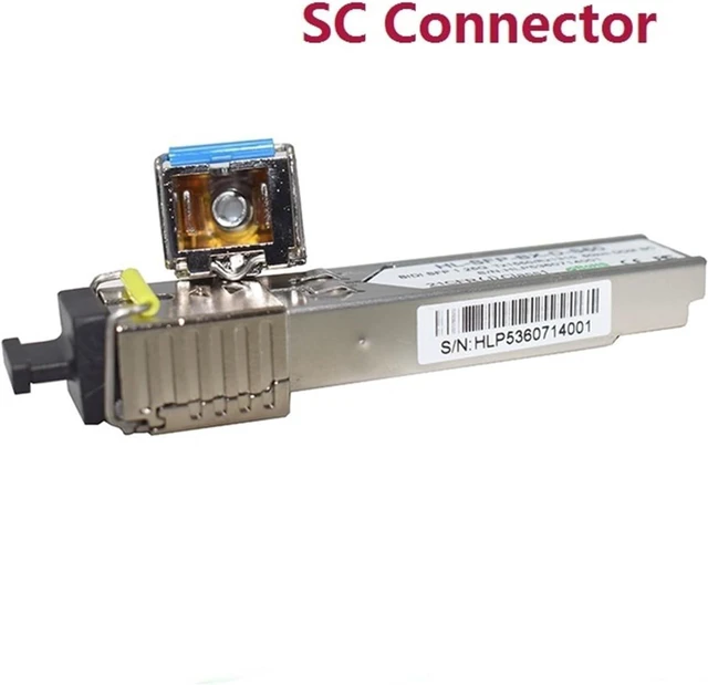 Alt view image 4 of 6 - 1.25Gb/s Pluggable SFP Transceiver 1.25G TX1550RX1490 80KM LC(2 Pairs SC)