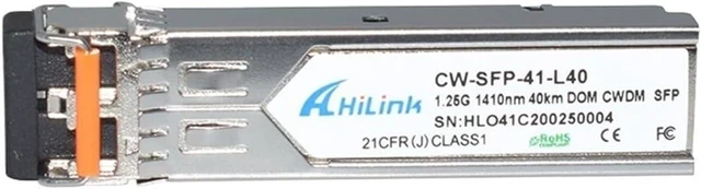 Main image of Dual LC 1.25G 1410nm 40km CWDM SFP Transceiver with DOM Function