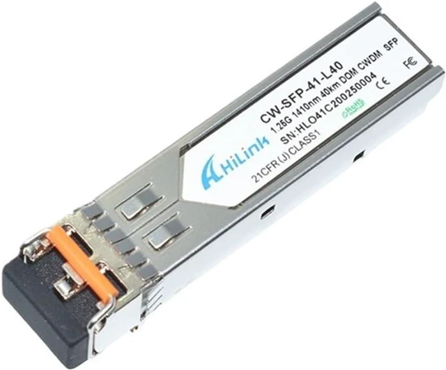 Alt view image 3 of 3 - Dual LC 1.25G 1410nm 40km CWDM SFP Transceiver with DOM Function