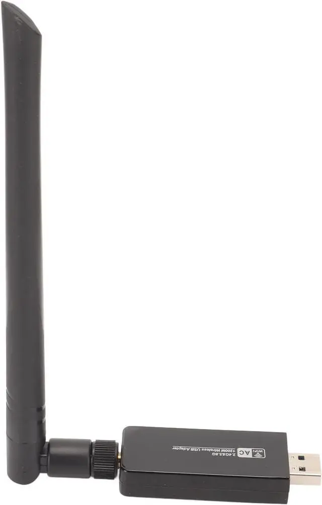Draadloze Netwerkkaart, Dual-band Draadloze Netwerkkaartadapter, W50L 5DB RTL8812AU 1200M Wifi-adapter voor Android voor USB 3.0 Wifi-kaart voor Desktop-pc
