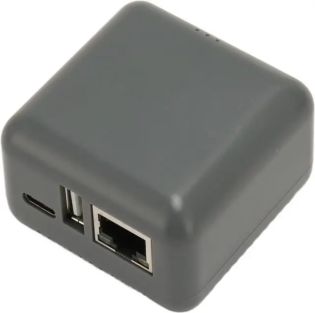 Main image of Network USB 2.0 Printer Server,LAN USB Print Server Adapter,Support Remote Printing RJ45 Network Computer Print Server for Home Office School