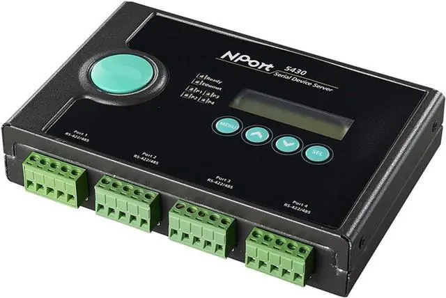 Alt view image 2 of 2 - 4-Port RS422/485 Serial Port Device Networking Server Independent Operation Mode NPort 5430 5430I(NPort 5430)