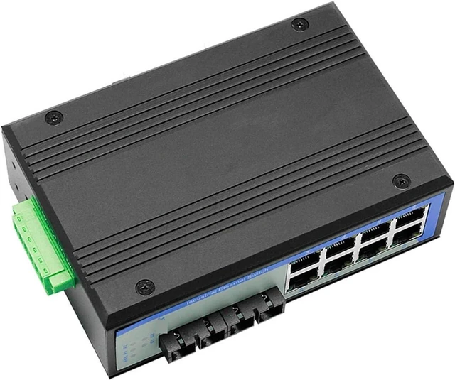 Alt view image 2 of 3 - 2 Optical 8 Electrical Ethernet Optical Switch Industrial Grade UT-60-D8GT2GSC Industrial Ethernet Switches