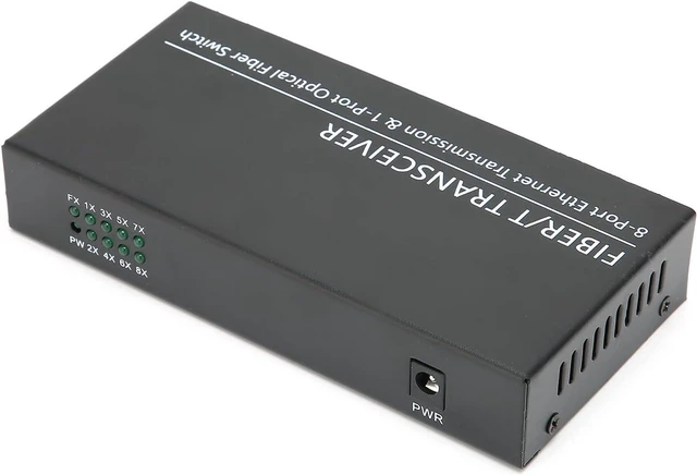 Alt view image 5 of 7 - GOTOTOP Gigabit Switch, 8 Port Fiber Optic Ethernet Converter