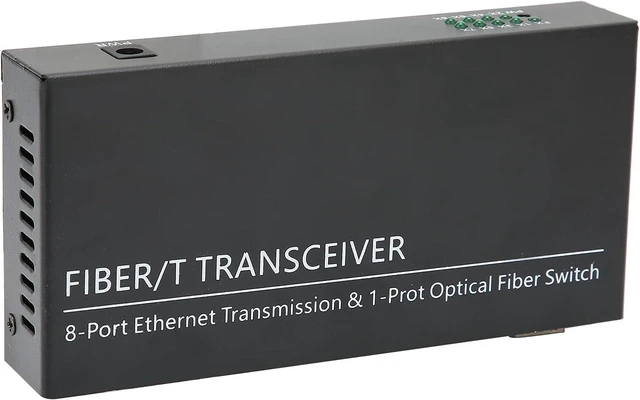 Alt view image 7 of 7 - GOTOTOP Gigabit Switch, 8 Port Fiber Optic Ethernet Converter