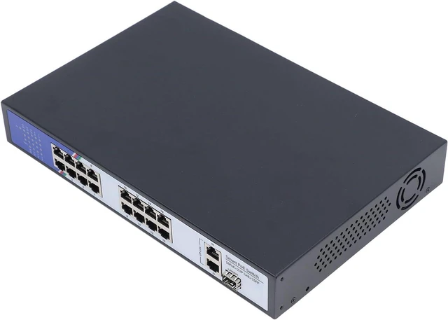 Alt view image 4 of 7 - Ethernet Switch 16 Port 38Gbps Network Hub Protection for Home Office