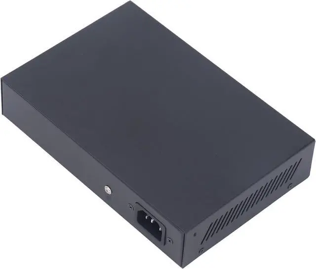 Alt view image 2 of 7 - Unmanaged 10 Port PoE Network Switch with 2Gbps Switching Capacity, 8 Port 10 100 Base TX Power Over Ethernet and 2 Port Uplink, 4KV Protection, 100 to 240V US Plug