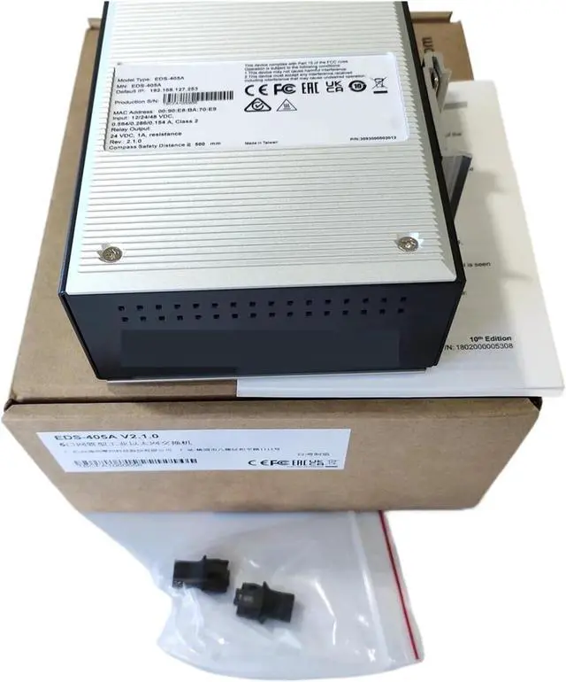 Alt view image 4 of 6 - Industrial Ethernet Switch 5-Port Full Electric Port EDS-405A Original