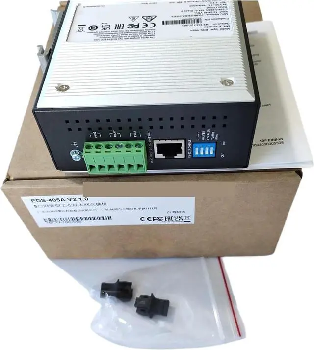 Alt view image 5 of 6 - Industrial Ethernet Switch 5-Port Full Electric Port EDS-405A Original