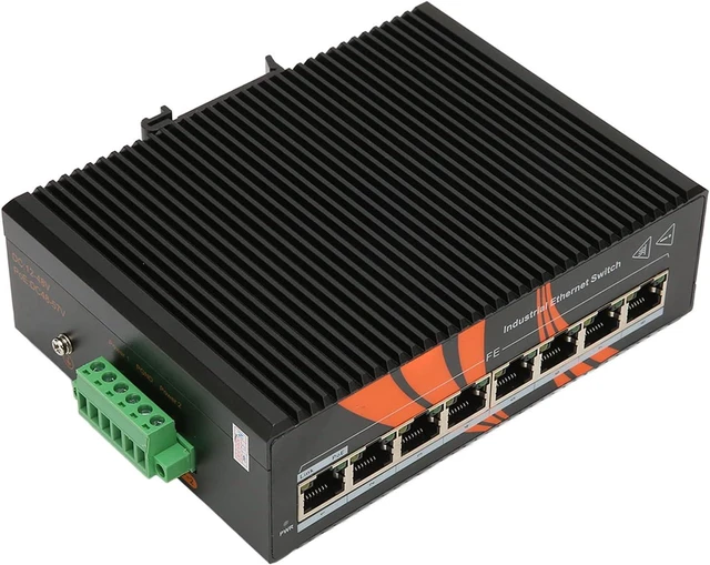 Alt view image 3 of 7 - Keenso Industrial Ethernet Switch 8 Port with Wide Temp Range