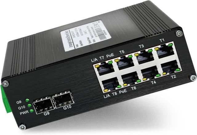 Main image of Unmanaged 8-Port 2.5G 30W PoE Ethernet Switch with 2-Port 10G SFP+