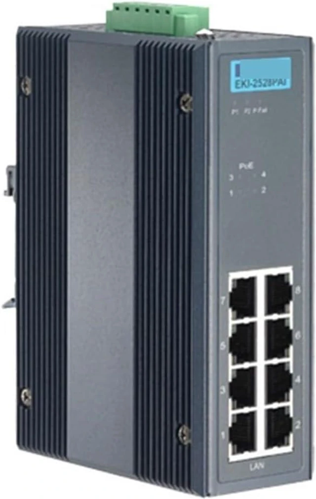 Main image of EKI-2528PAI Ethernet Switch 8-Port Wide Temperature unmanaged Industrial PoE Switch Industrial Ethernet Switches