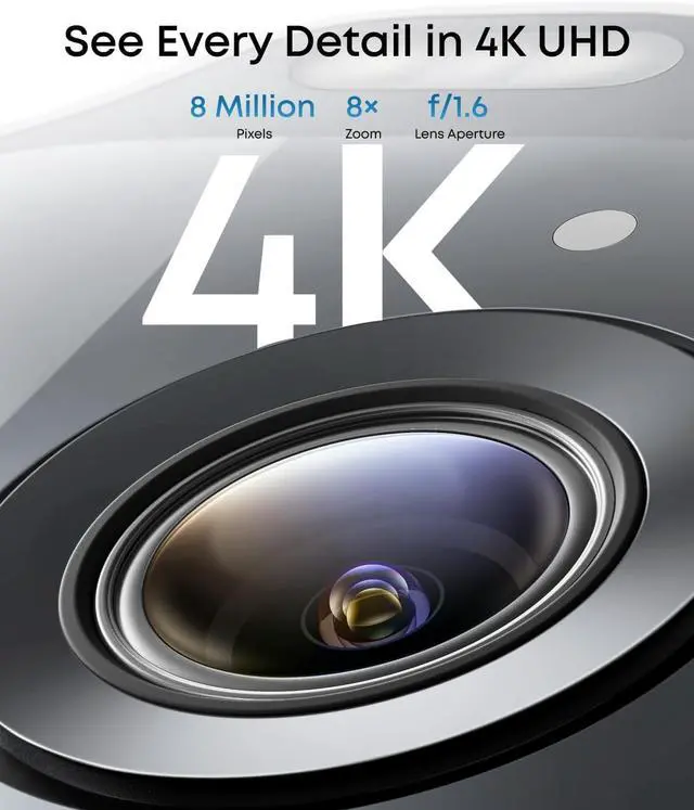 Alt view image 2 of 7 - eufy SoloCam E42, 4K Security Camera Wireless Outdoor, Solar Powered, AI Motion Tracking, Strobe Light, Pan & Tilt, Facial Recognition, Up to 16 TB, Smart Home Compatible