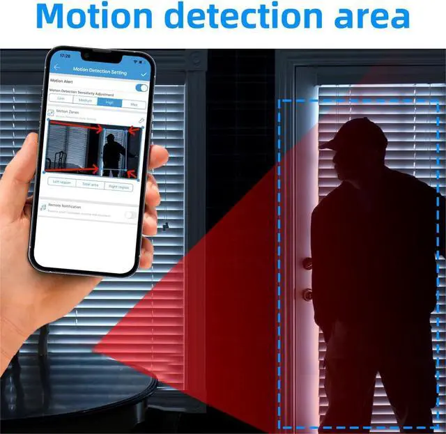 Alt view image 5 of 7 - LIZVIE Hidden Camera Smoke Detector, 10000mAh Smoke Detector Camera with 2.4G WiFi & APP Remote Control/Night Vision/Motion Detection/Real-Time View/SD Storage Supports for Home Security.