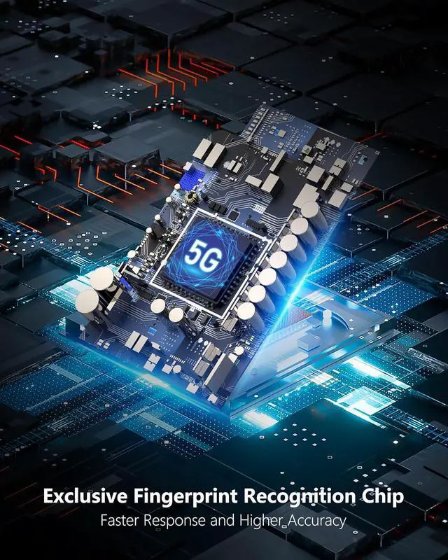 Alt view image 4 of 7 - LG2375 Sliding Glass Door Locks,Framed Sliding Door Lock for Glass/Wooden/Swing Door,Biometric Fingerprint/Keypad/Remote/IC Card Smart Door Lock Security,Home,Office,Labs,Store,Business