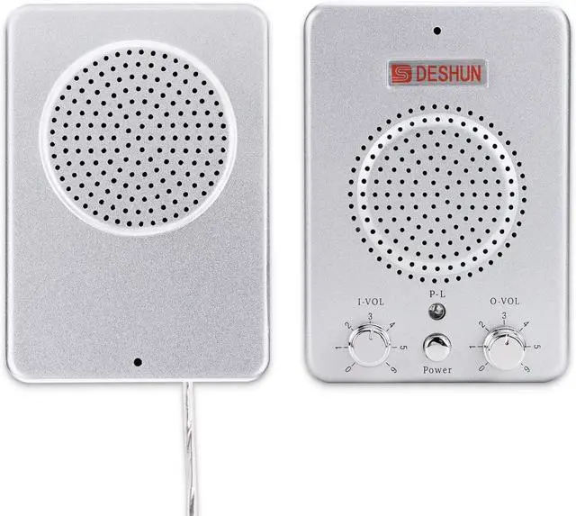 Main image of Window intercom System Dual Way, Window Speakers, A walkie-Talkie That can be Attached to Glass,Built-in Microphone, intercom System for The Business/Bank/Office/Hospital/Station/Catering