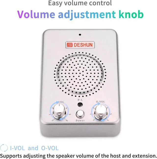 Alt view image 4 of 7 - Window intercom System Dual Way, Window Speakers, A walkie-Talkie That can be Attached to Glass,Built-in Microphone, intercom System for The Business/Bank/Office/Hospital/Station/Catering