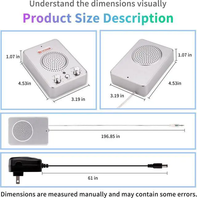 Alt view image 7 of 7 - Window intercom System Dual Way, Window Speakers, A walkie-Talkie That can be Attached to Glass,Built-in Microphone, intercom System for The Business/Bank/Office/Hospital/Station/Catering