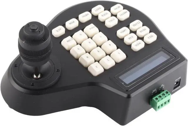 Alt view image 4 of 7 - 4D PTZ Keyboard Controller for Analog and IP Dome Cameras, RS485 PTZ Control, European Standard (US Plug)