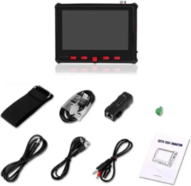 Alt view image 2 of 6 - CCTV Tester CCTV Tester 4-in-1 Portable Camera 8MP AHD/TVI/CVI/CVBS Analog 4.3-Inch LCD Moniter Video Test Support IP Camera