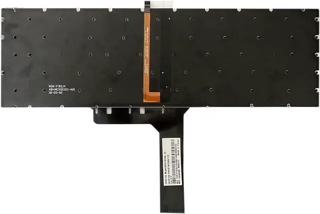 Alt view image 2 of 7 - Gintai Laptop Black US Keyboard with Backlit for MSI GF75 GL75 GL65 9RC 9SFX 9SEX Bravo 17 A4DDR 9SD 9SC 9SE 8RC 8RD 8RCS 9SER 10SDR 10SCSR 10SCXR 9Z.NCXBN.11D