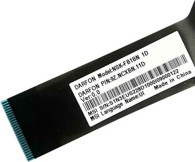 Alt view image 5 of 7 - Gintai Laptop Black US Keyboard with Backlit for MSI GF75 GL75 GL65 9RC 9SFX 9SEX Bravo 17 A4DDR 9SD 9SC 9SE 8RC 8RD 8RCS 9SER 10SDR 10SCSR 10SCXR 9Z.NCXBN.11D