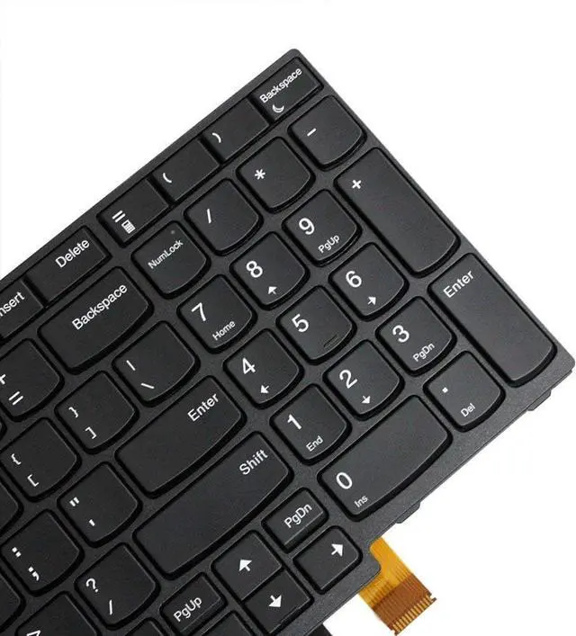 Alt view image 4 of 6 - AUTENS Replacement US Layout (Backlight) Keyboard (1 Year Warranty) for Lenovo ThinkPad T570 T580 P51s P52s Laptop