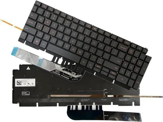 Alt view image 2 of 7 - Gintai Laptop US Backlit Keyboard Replacement for Dell G15 (5510) G15 (5511) G15 5515 G15 5520 0H4XRJ 343NN
