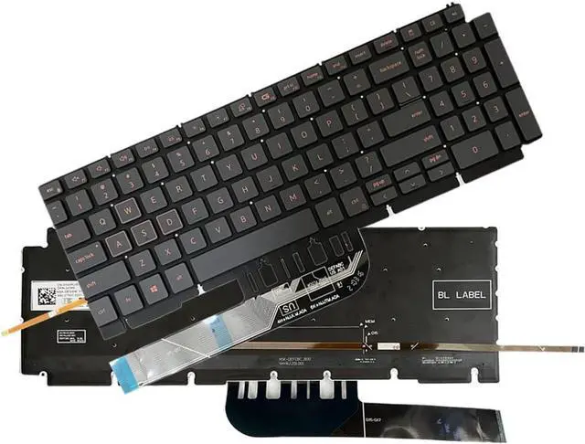 Alt view image 3 of 7 - Gintai Laptop US Backlit Keyboard Replacement for Dell G15 (5510) G15 (5511) G15 5515 G15 5520 0H4XRJ 343NN