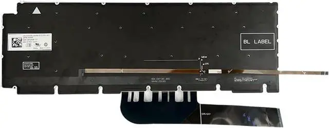 Alt view image 5 of 7 - Gintai Laptop US Backlit Keyboard Replacement for Dell G15 (5510) G15 (5511) G15 5515 G15 5520 0H4XRJ 343NN