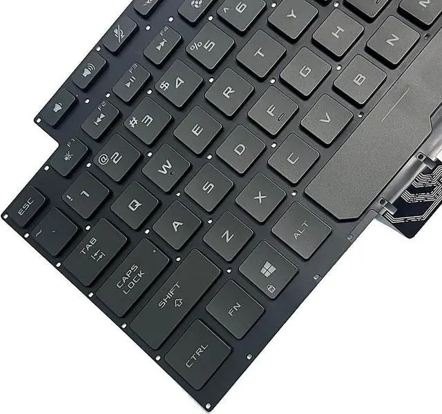 Alt view image 6 of 6 - GinTai Keyboard Backlight US(Rétroéclairage du Clavier US) Relplacement for ASUS ROG G14 Zephyrus GA401 GA401I GA401IU GA401IV GA401M GA401IH 6037B0207101 0KNR0-2618US00